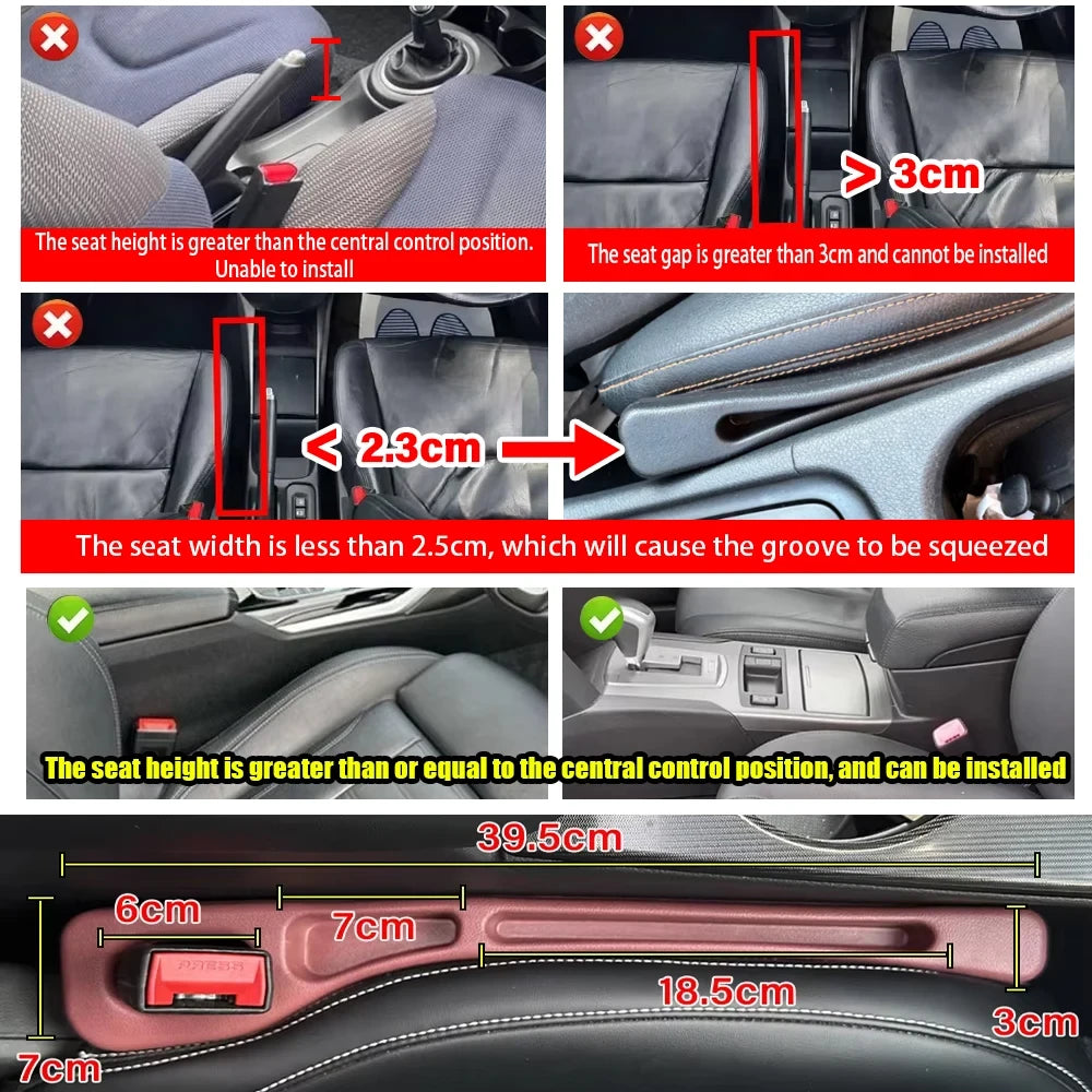 Universal Car Seat Gap Organizer