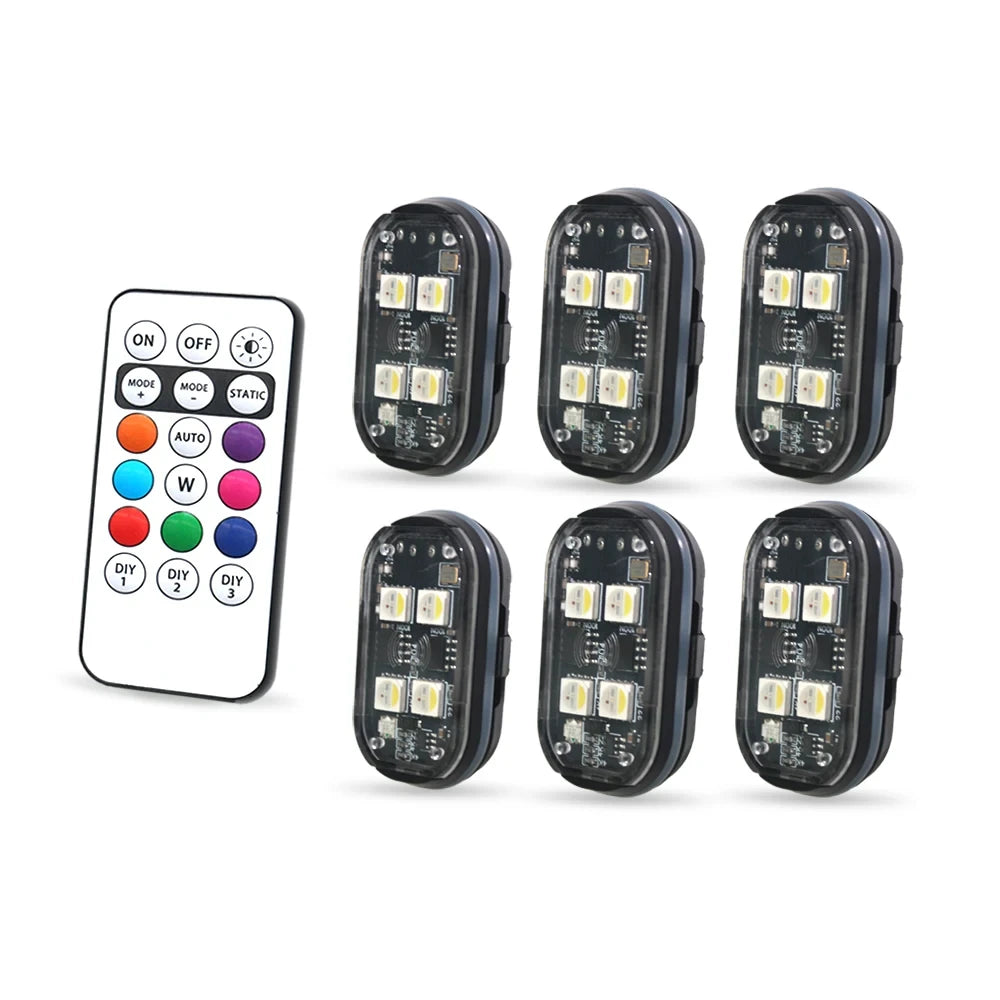 Wireless RGB Interior Atmosphere Lights