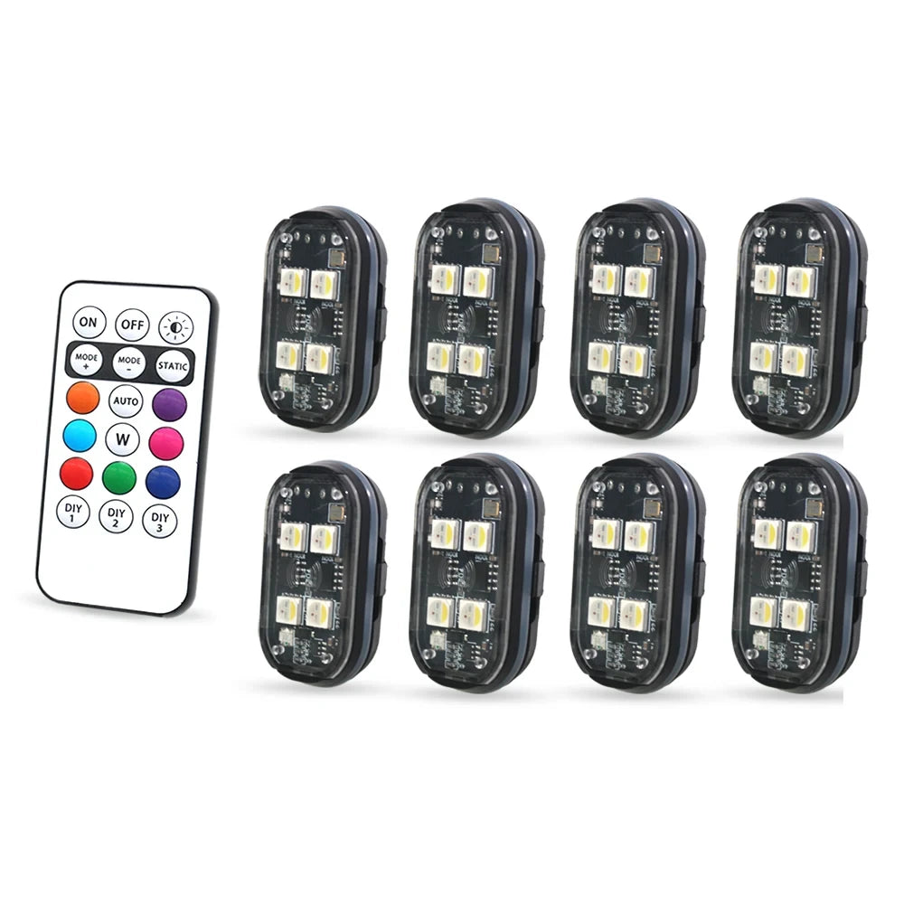Wireless RGB Interior Atmosphere Lights
